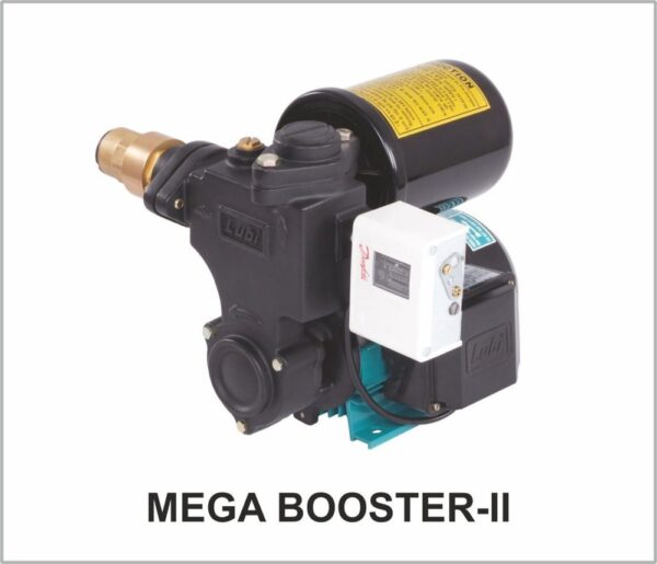 LUBI Pressure booster pump with 1ltr tank 0.5 HP Mega booster-II