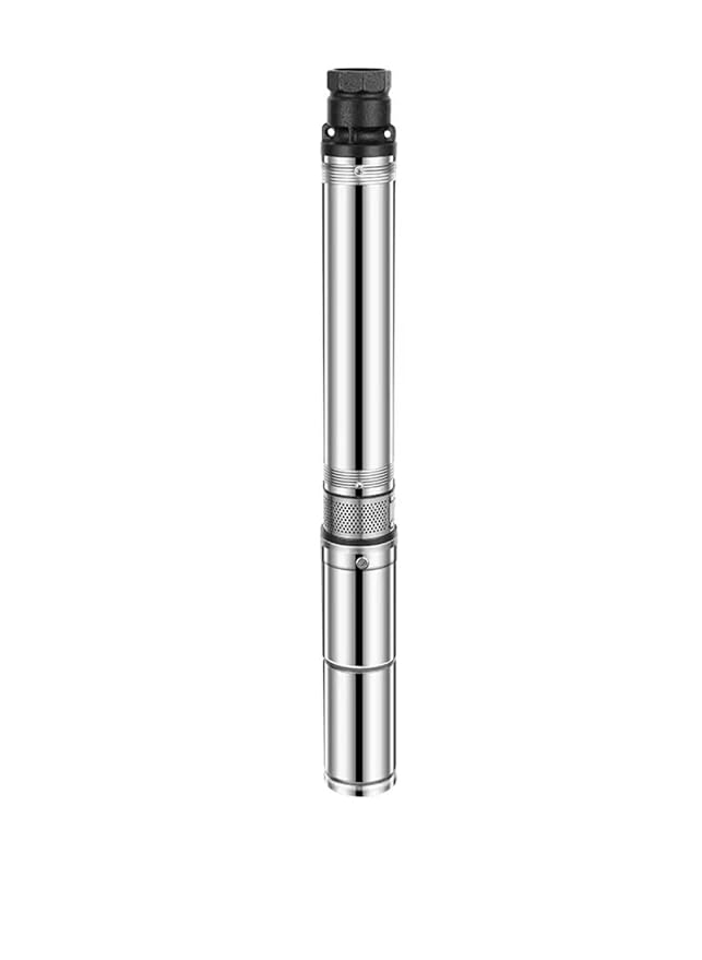 FLOJOY Asian Pumps & Machineries 24V Solar Powered Submersible Impeller Pump 400W 100-120 Feet Head 1.5″ Outlet Flow 5000-6000 L/Hr Borewell/Openwell Bldc Water Pump For Farm Irrigation