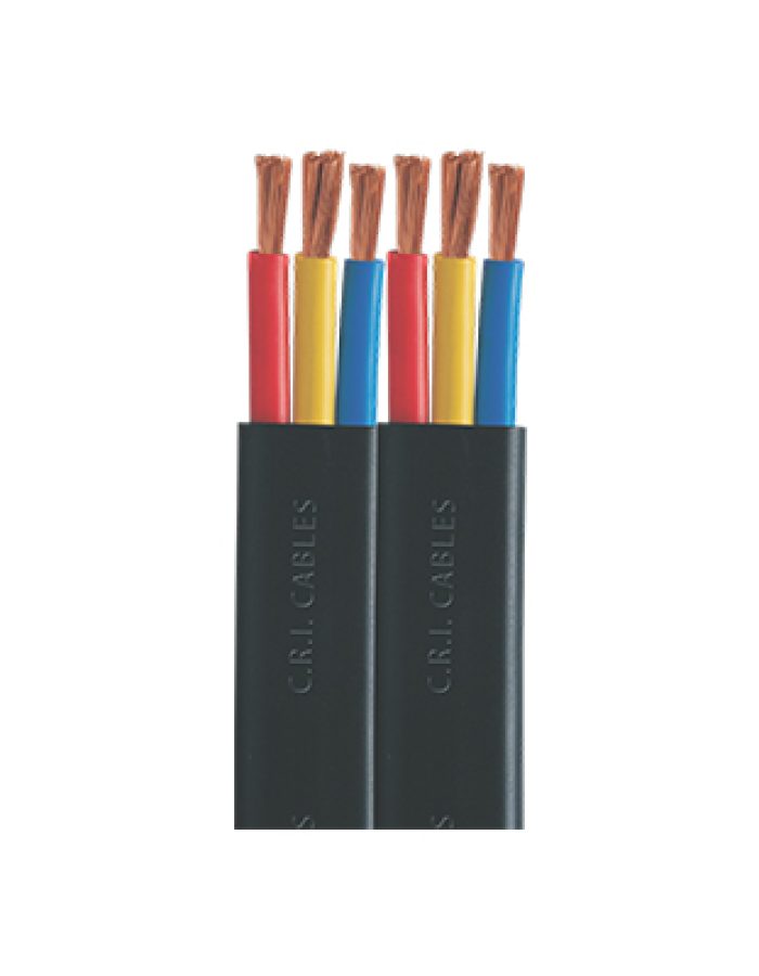 CRI Submersible flat cable 3 core 2.5 sq.mm