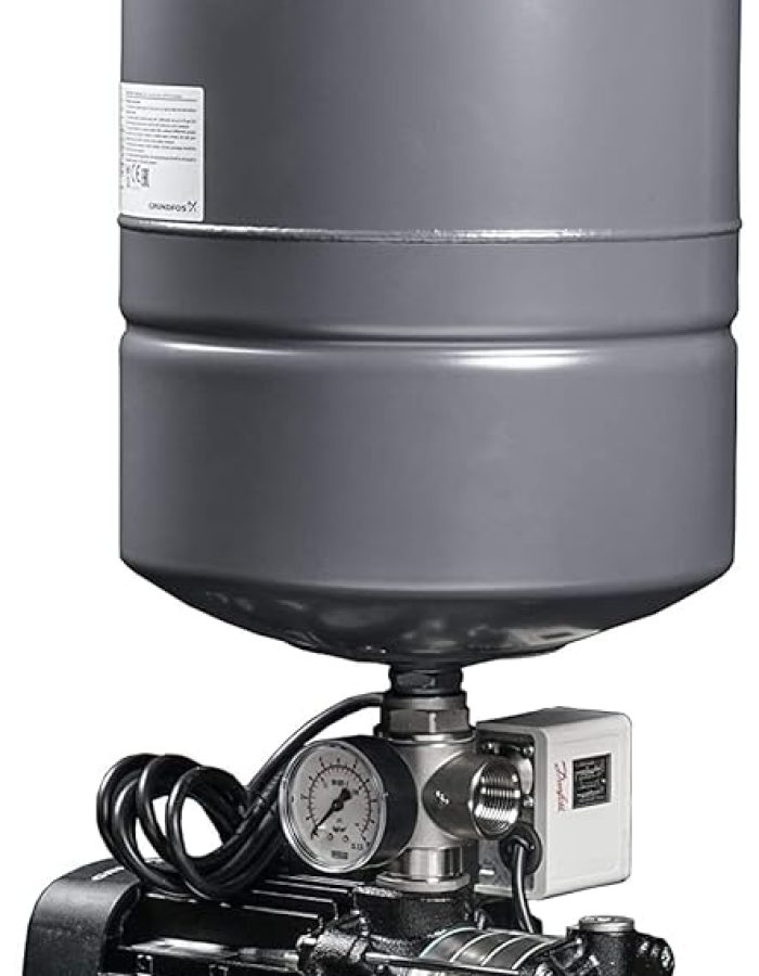 Grundfos Pressure Booster Pump Suitable for 3-4 Bathroom CMB with 24L Tank