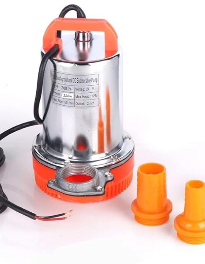 FLOJOY 220W DC 24V Solar/ Battery Submerisble Water Pump 5000-7000Lhr Head 35Ft Submersible Water Pump  (0.29 hp)