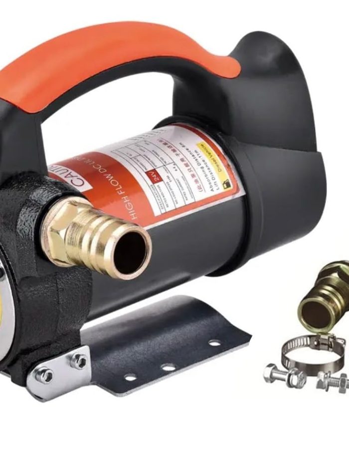FLOJOY 12V 200W 45L/min DC Portable Self-Priming Kerosene Fuel Tranfer Pump 25Feet Centrifugal Water Pump  (0.26 hp)