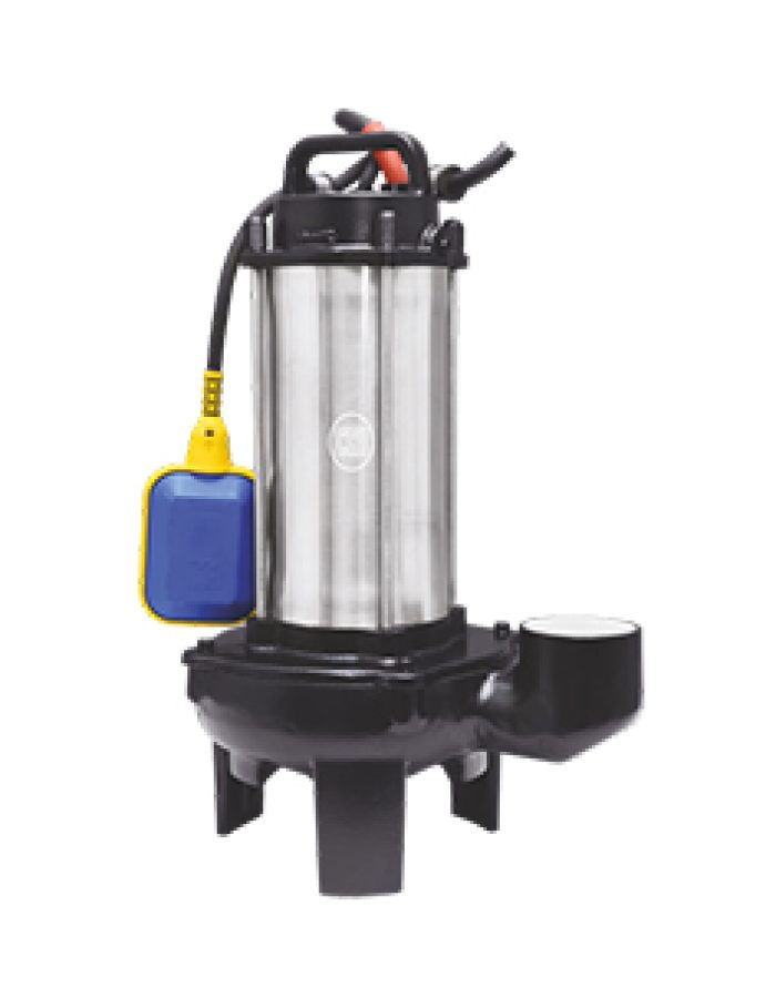 CRI Sewage/Drainage pump 2HP 2″ Delivery SL-2V-15DS 44mm SHC,(13mtr head) with float switch & 10mtr cable