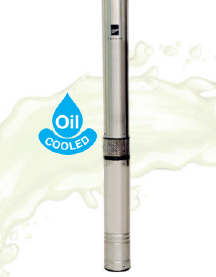 Kirloskar Borewell submersible pumpset Oil cooling 1.5 HP 12stage 88mtrs Head with panel board