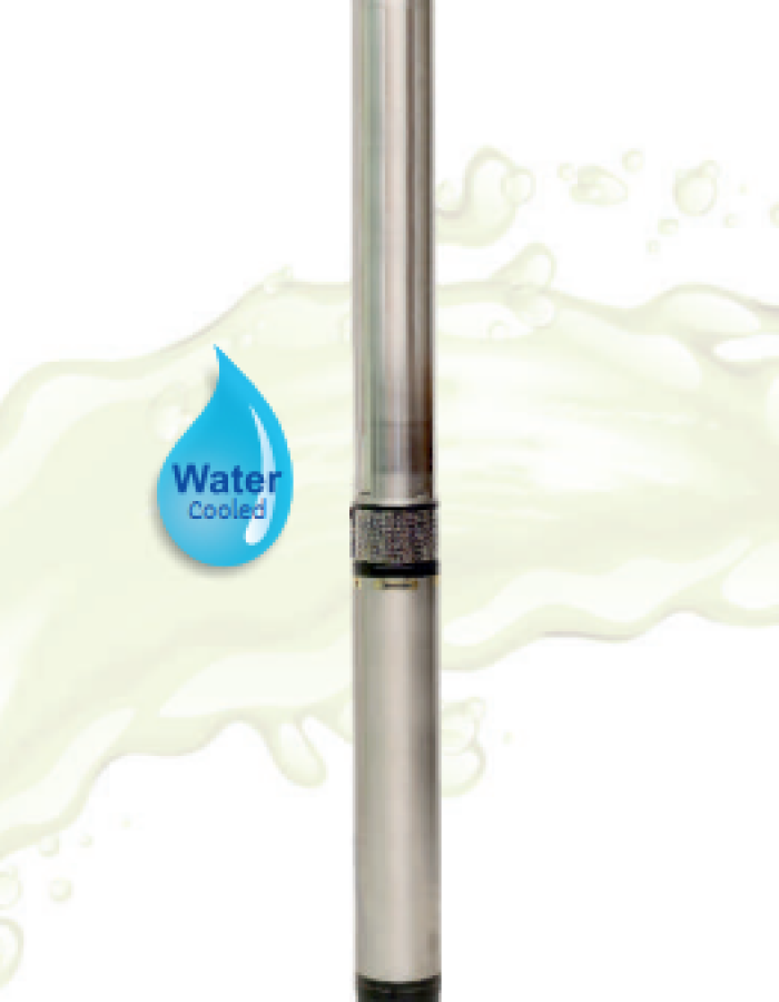 Kirloskar Borewell submersible pumpset Water cooling 1.5 HP 20stage 130mtrs Head with panel board LEHR Series