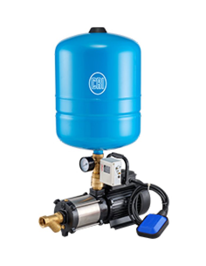 CRI Pressure booster pump Brisk with 24 ltr tank 1.5 HP with float switch