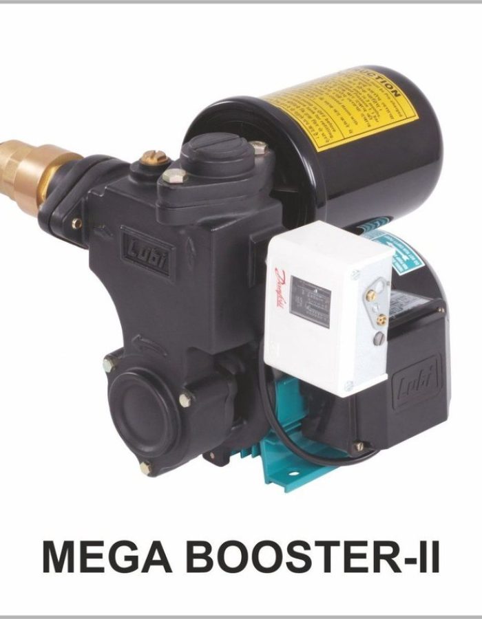 LUBI Pressure booster pump with 1ltr tank 0.5 HP Mega booster-II