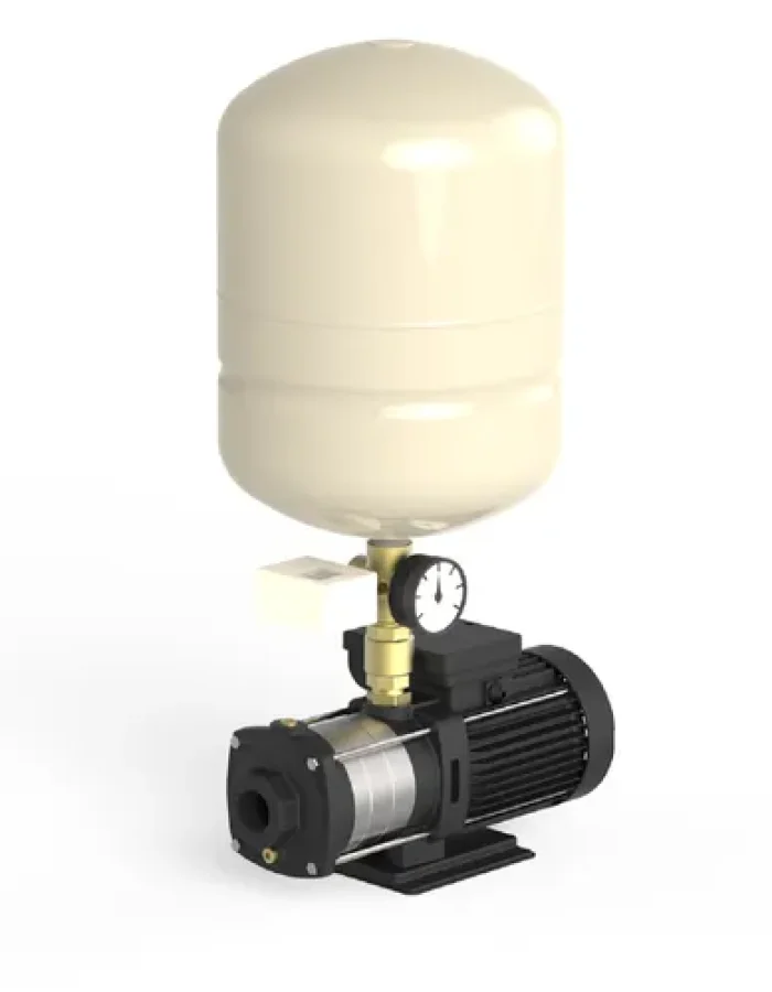 TAVO Pressure booster pump with 100 ltr tank & steel impeller