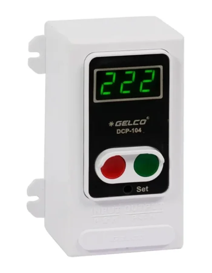 Gelco digital Starter DCP 104 (dry run,low&high voltage,low&high current cutt off)