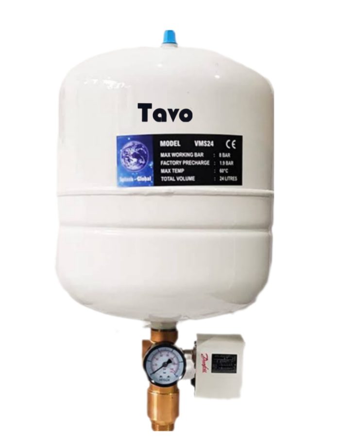 Pressure pump accessories (20/19 ltr pressure tank,DANFOSS pressure switch, Pressure gauge,5 way connector and NRV)